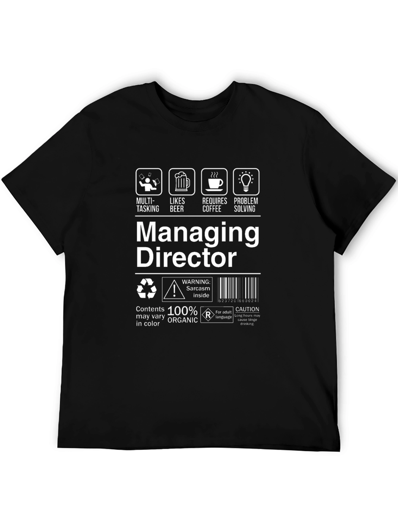 Managing Director Funny Graphic T-Shirt