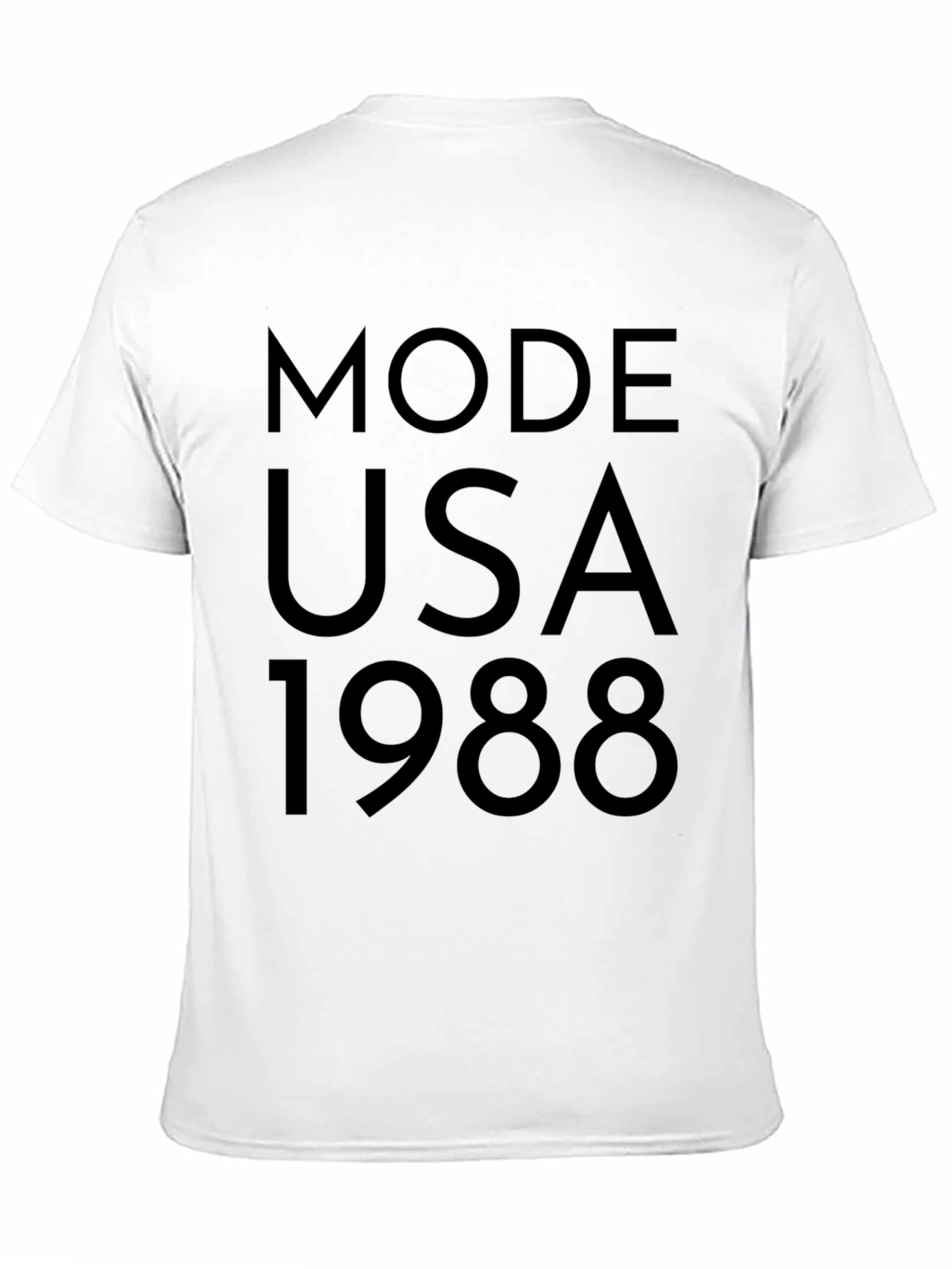 Mode USA 1988 Black Graphic T-Shirt