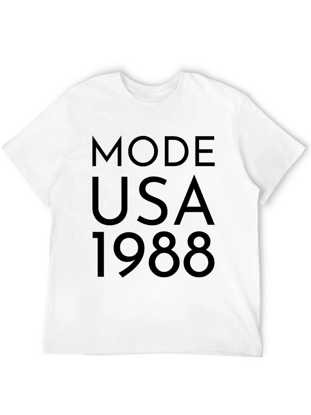 Mode USA 1988 Black Graphic T-Shirt