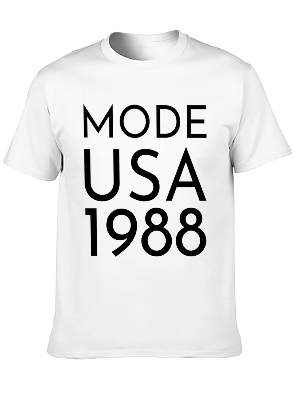 Mode USA 1988 Black Graphic T-Shirt