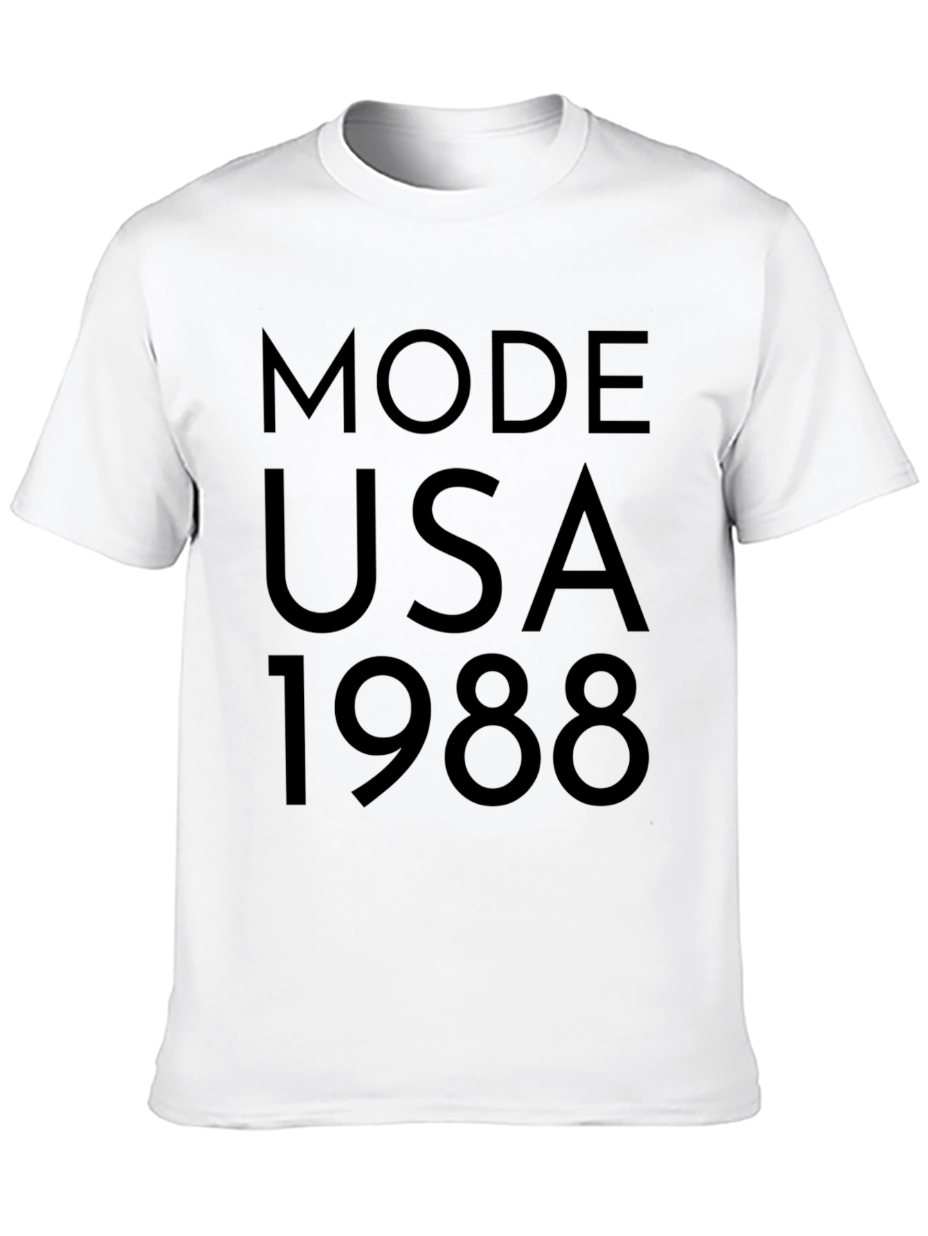 Mode USA 1988 Black Graphic T-Shirt