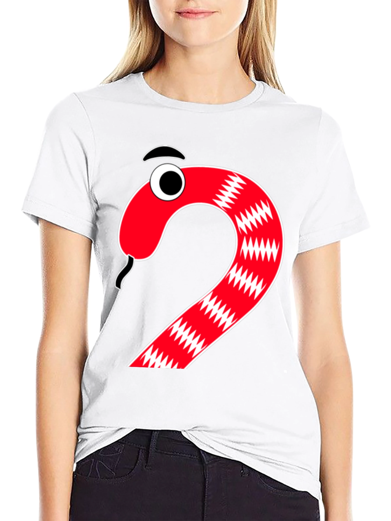 Cartoon Snake Graphic Tee