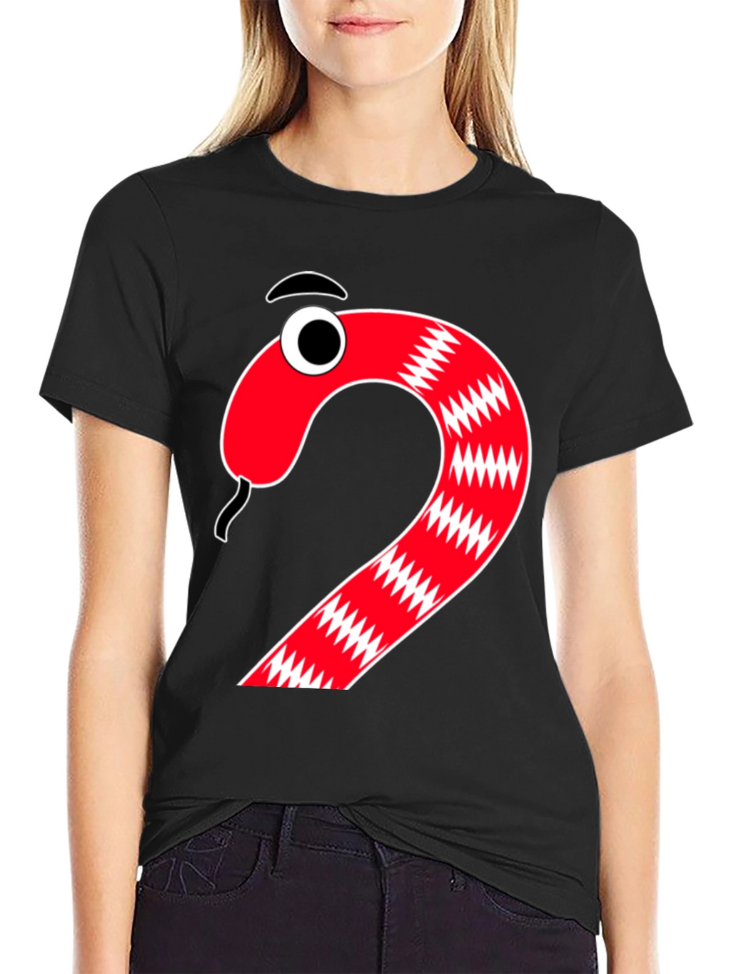 Cartoon Snake Graphic Tee