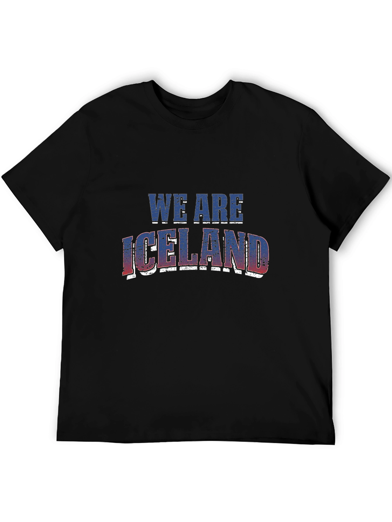 We Are Iceland Tee - Black Short Sleeve Cotton T-Shirt