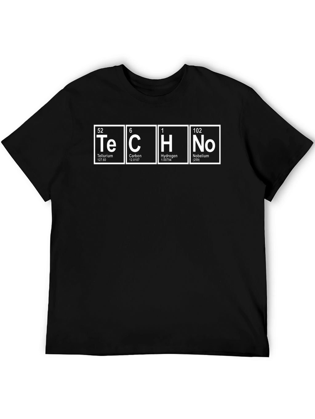 Techno Periodic Table T-Shirt - Science & Music