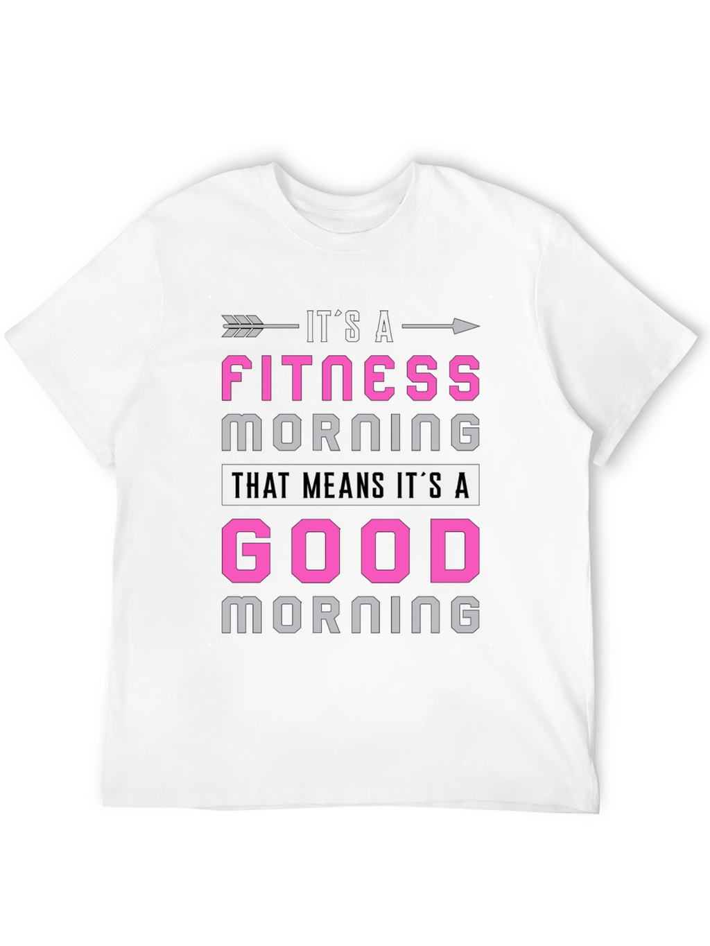 Fitness Morning Graphic Tee - Workout Motivation