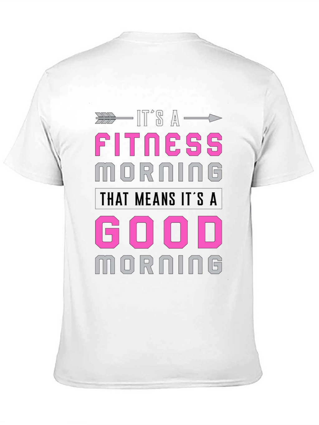 Fitness Morning Graphic Tee - Workout Motivation