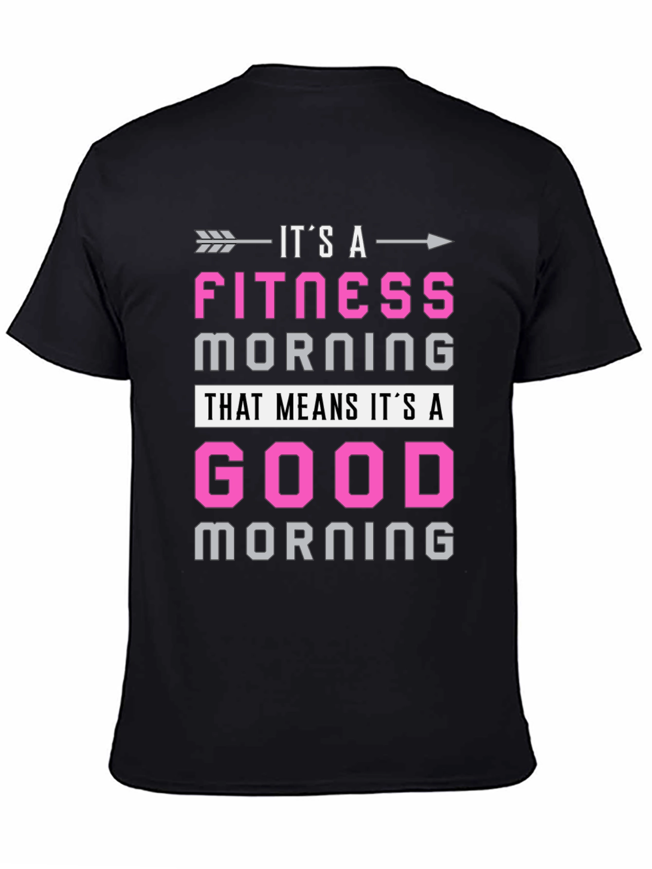Fitness Morning Graphic Tee - Workout Motivation