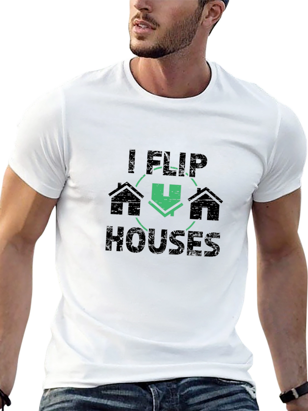 I Flip Houses Graphic Tee