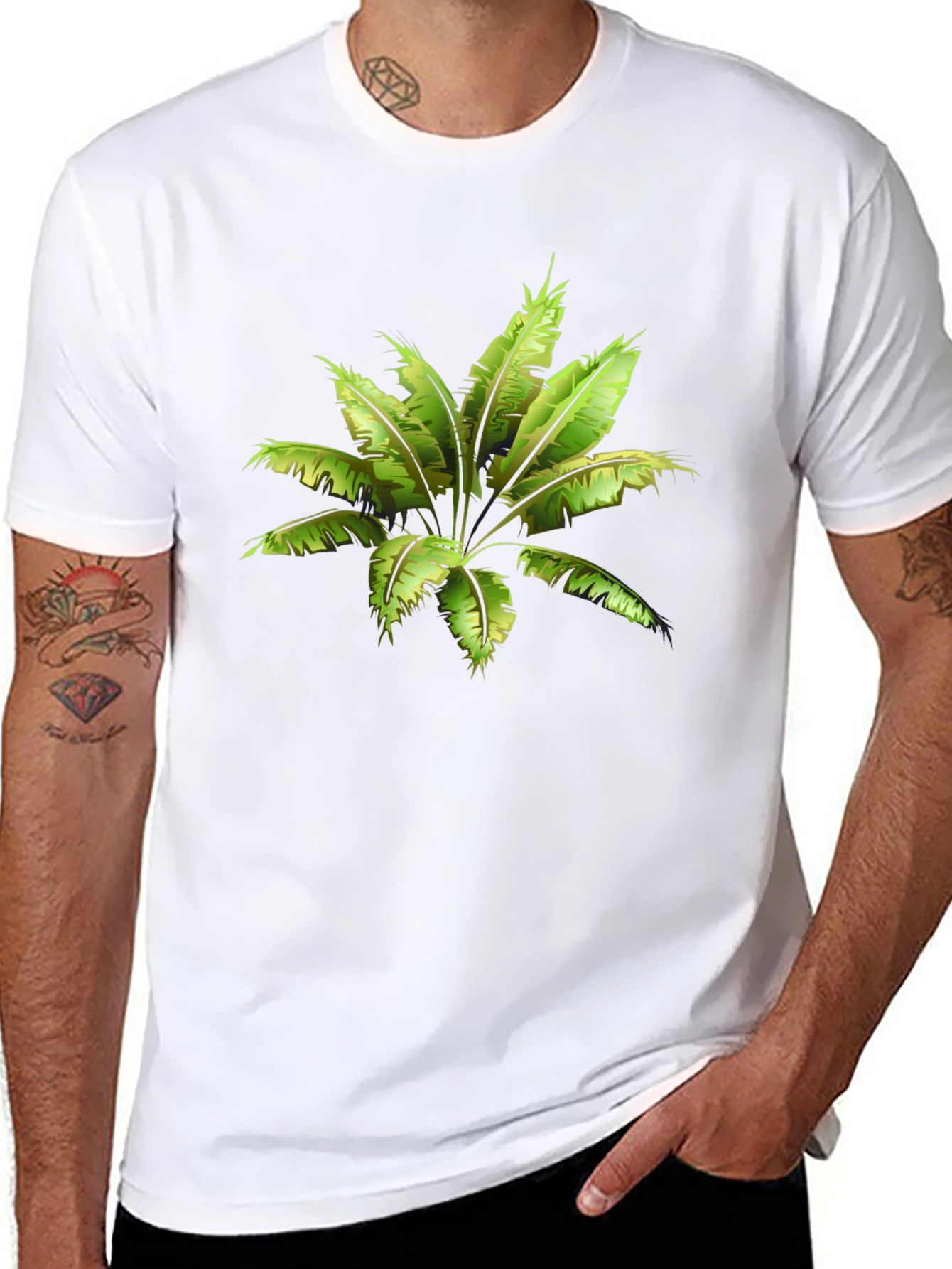 Tropical Palm Tree Graphic Tee