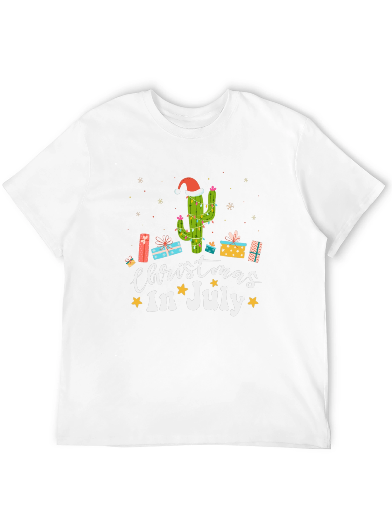 Christmas in July Cactus T-Shirt