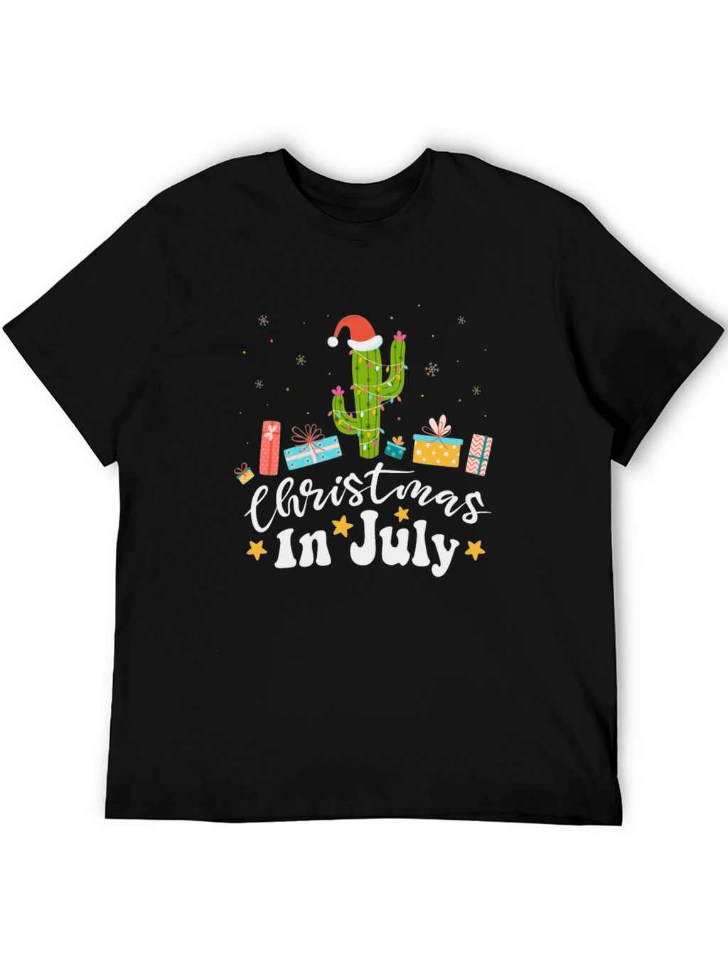 Christmas in July Cactus T-Shirt