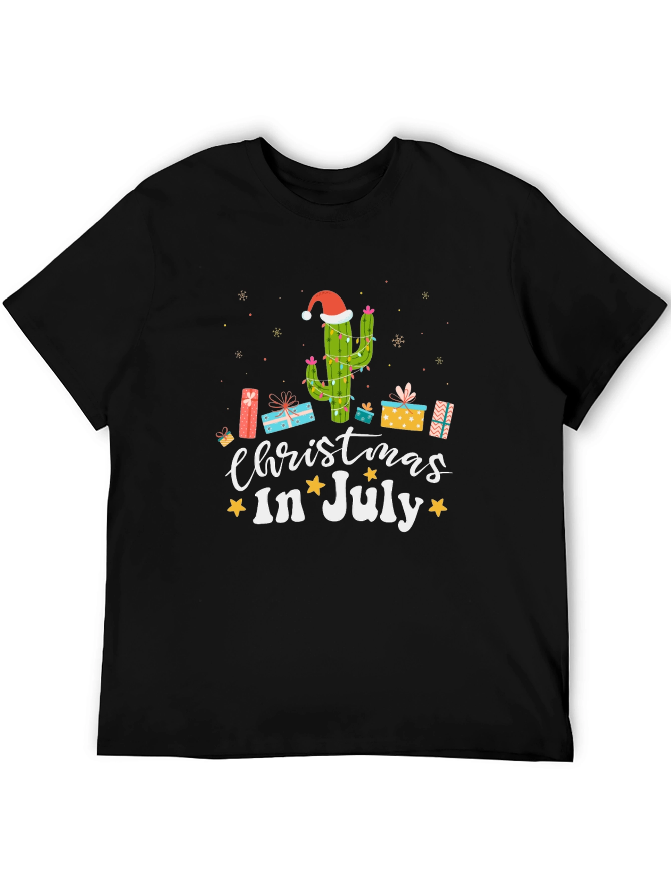 Christmas in July Cactus T-Shirt