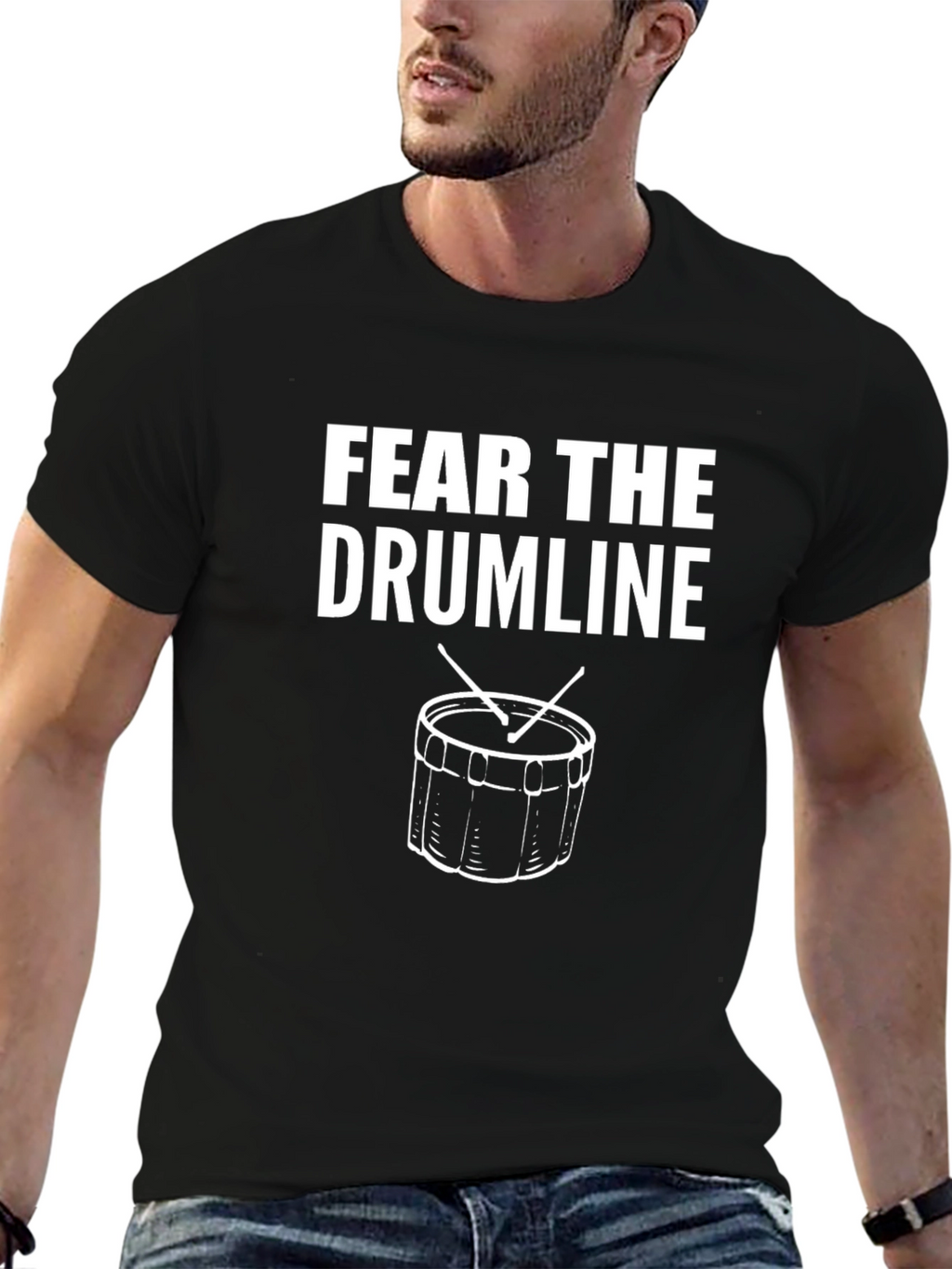 Fear the Drumline Black T-Shirt