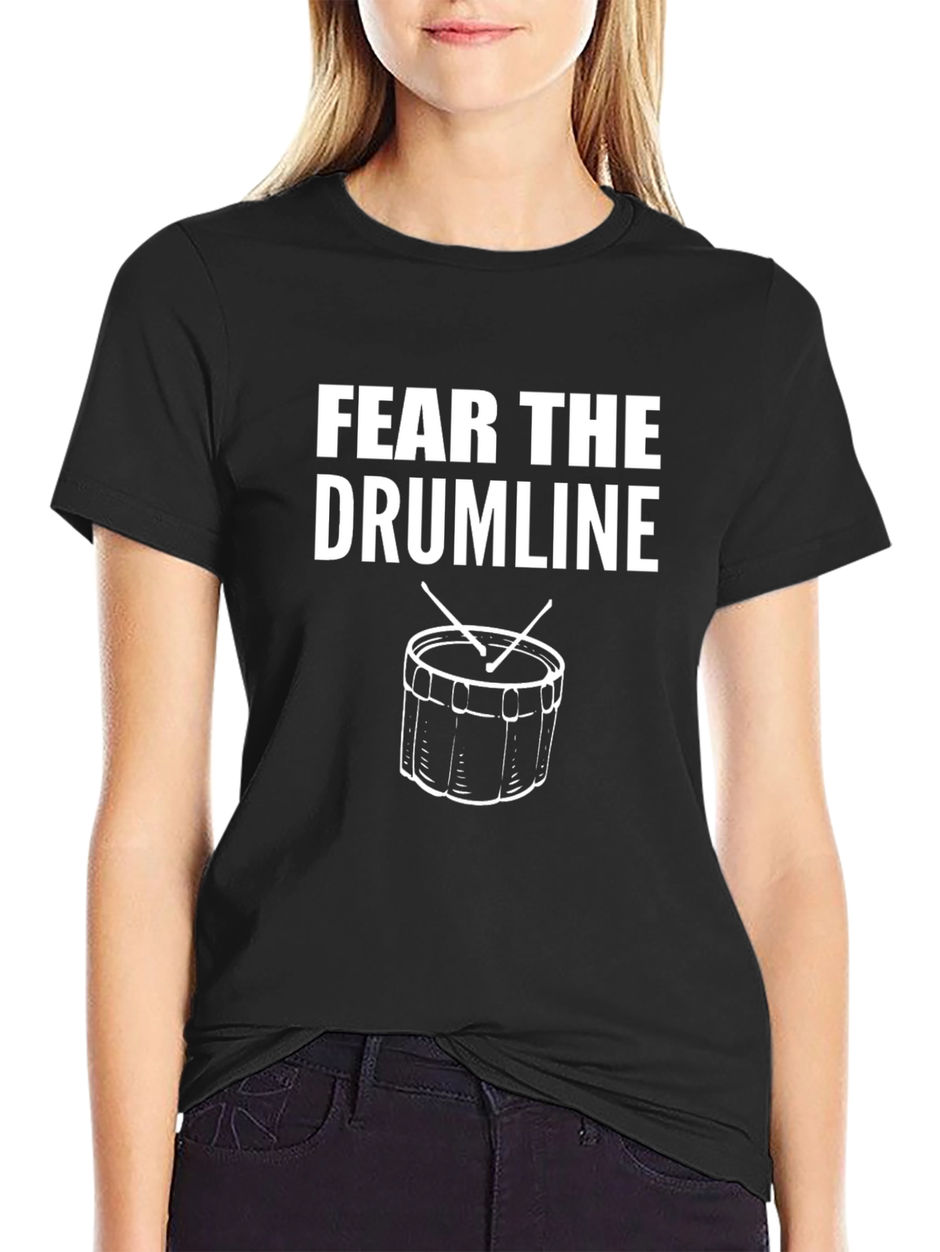 Fear the Drumline Black T-Shirt