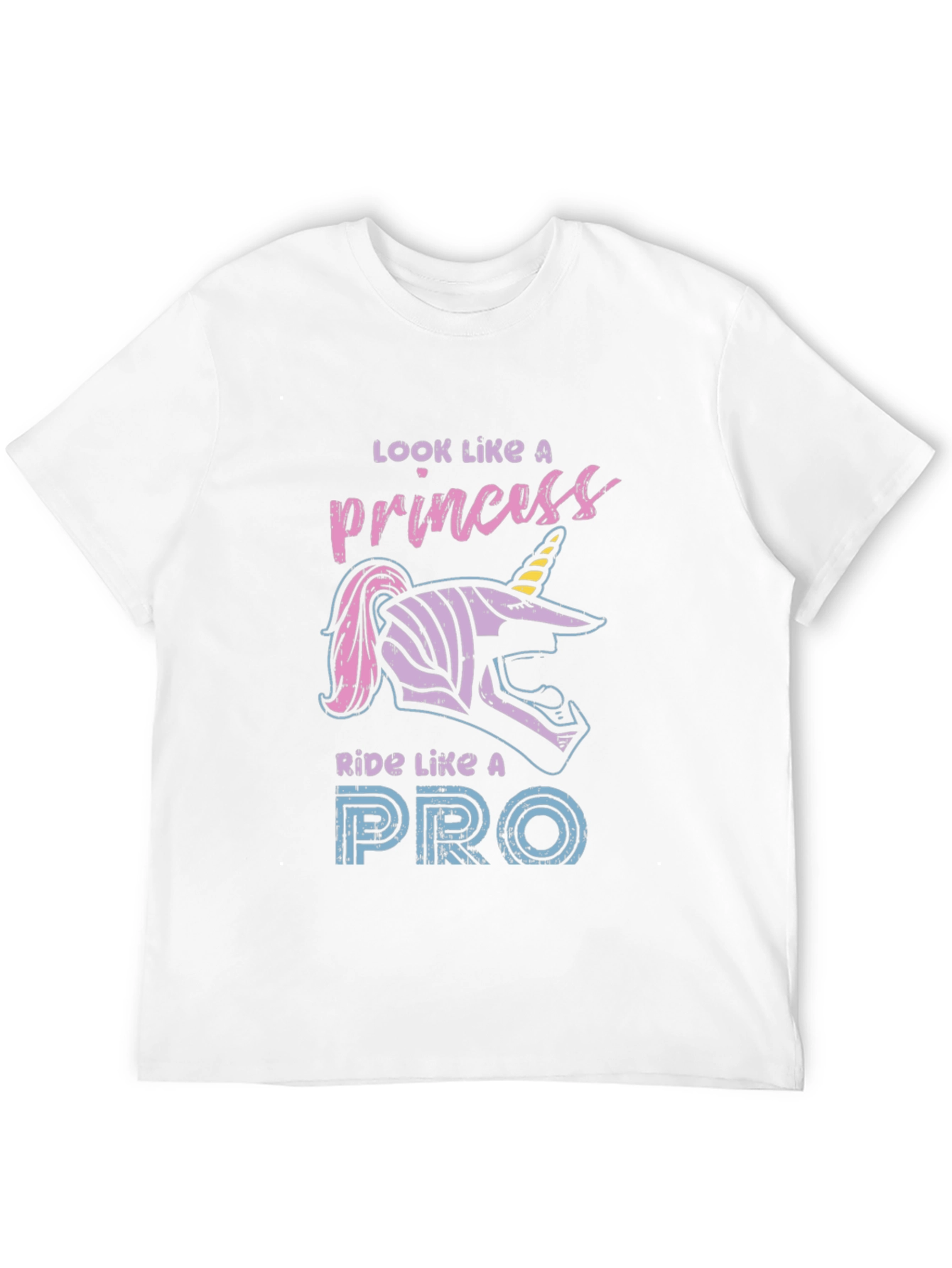 Princess Ride Like A Pro Black Graphic Tee