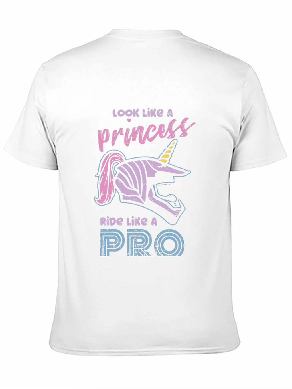 Princess Ride Like A Pro Black Graphic Tee