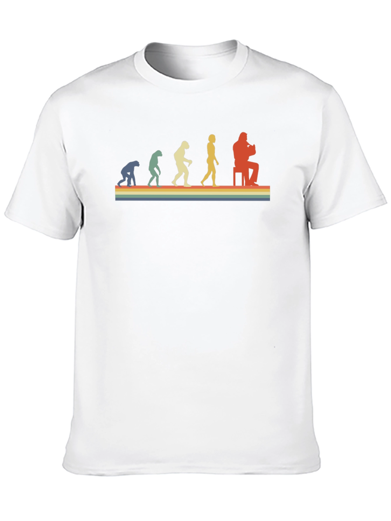 Retro Evolution Musician T-Shirt - Black