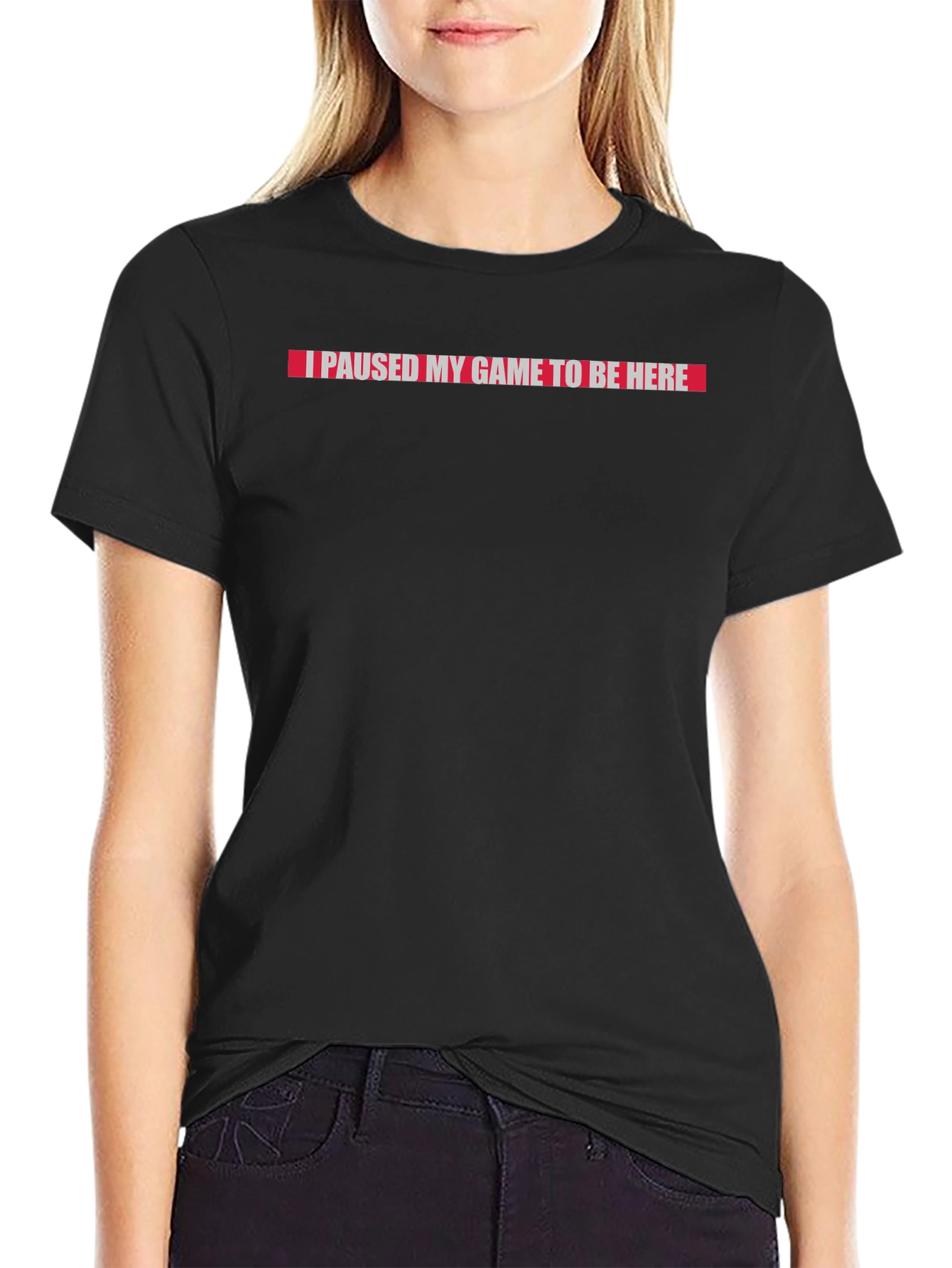 I Paused My Game To Be Here Graphic Tee