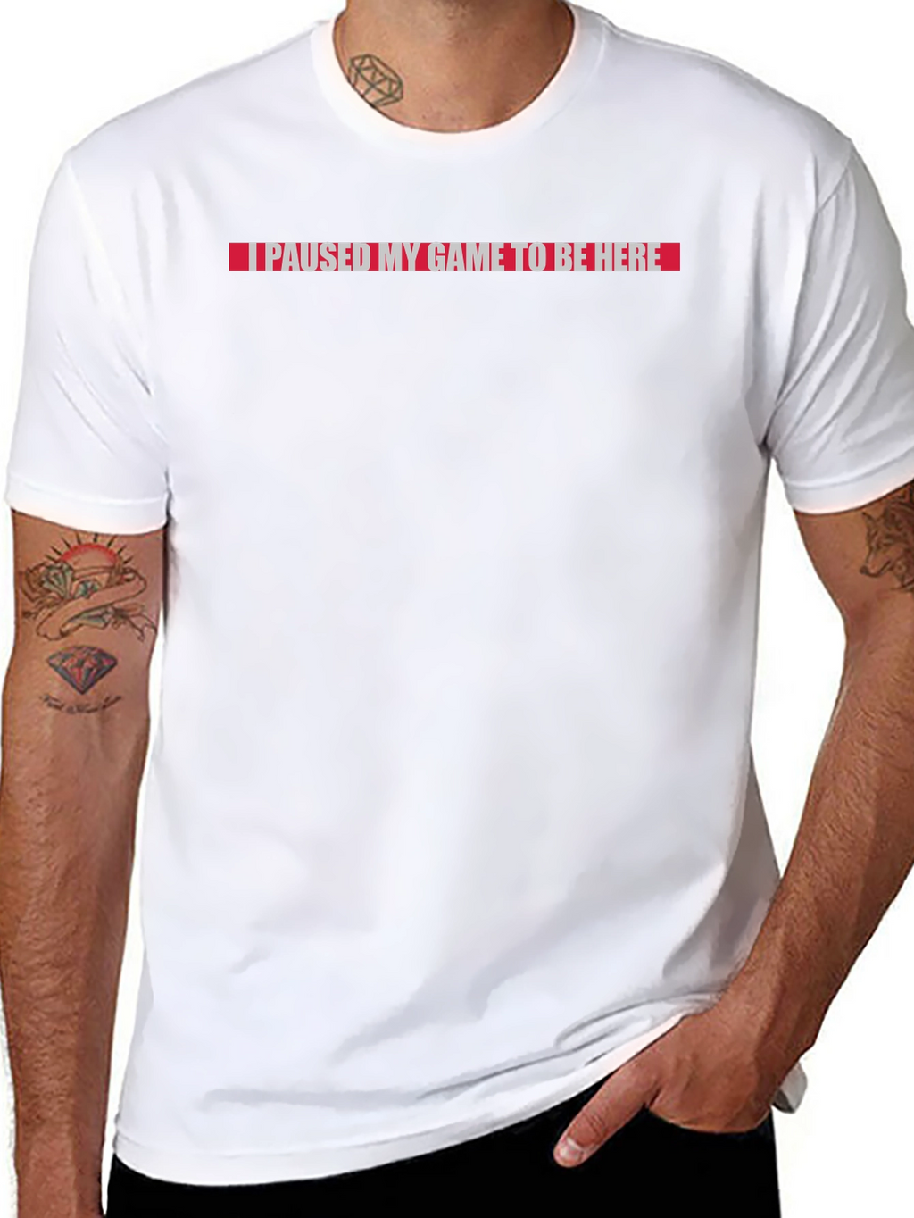 I Paused My Game To Be Here Graphic Tee