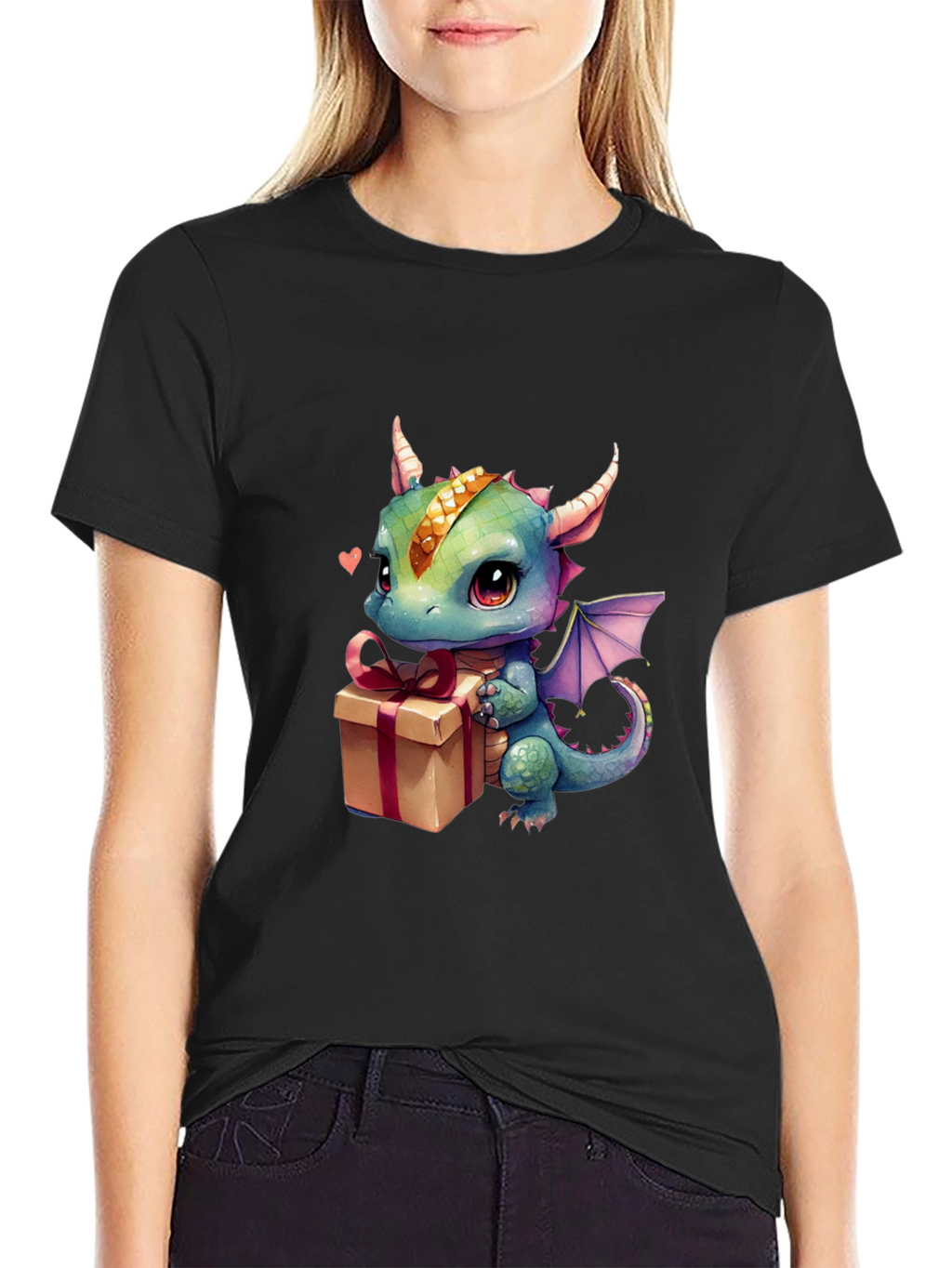 Dragon Gift T-Shirt - Cute Cartoon Animal Tee