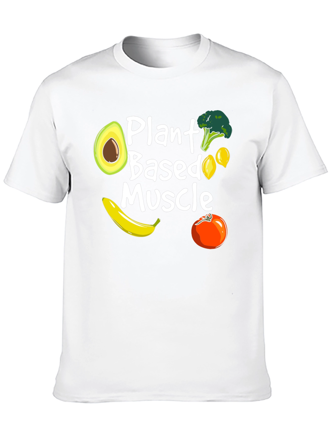 Plant Based Muscle T-Shirt Vegan Gym Tee