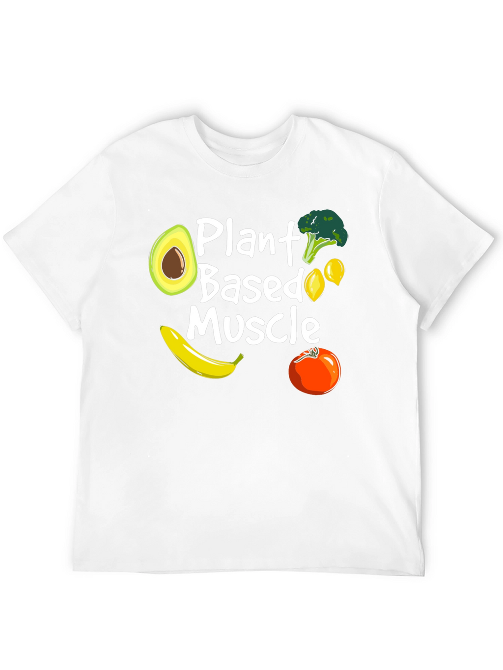 Plant Based Muscle T-Shirt Vegan Gym Tee