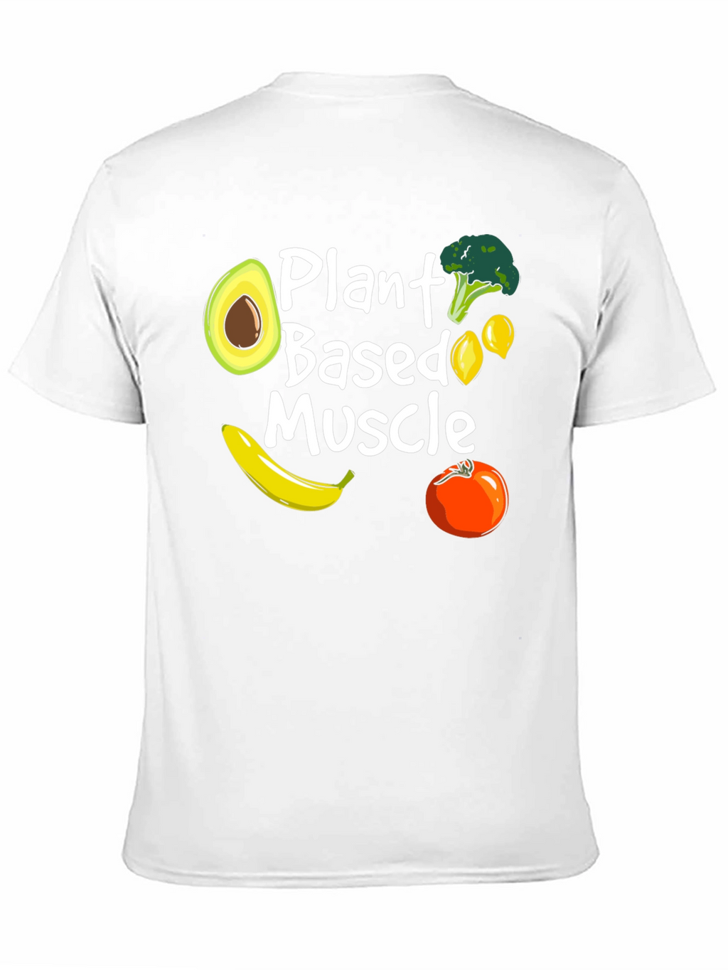 Plant Based Muscle T-Shirt Vegan Gym Tee