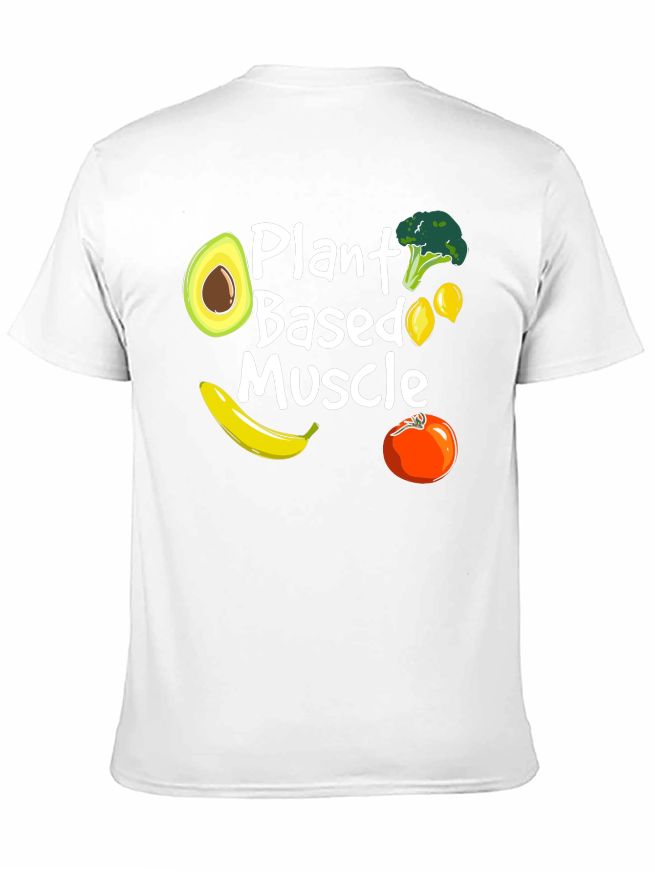 Plant Based Muscle T-Shirt Vegan Gym Tee