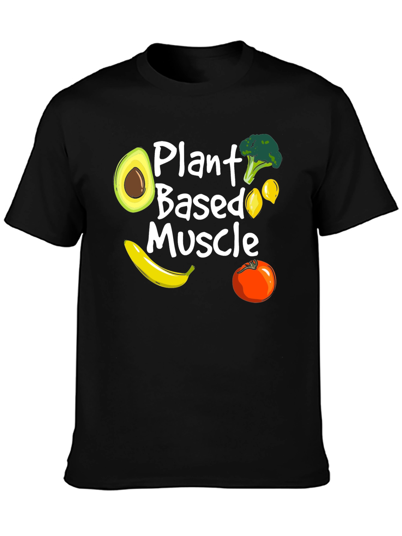 Plant Based Muscle T-Shirt Vegan Gym Tee