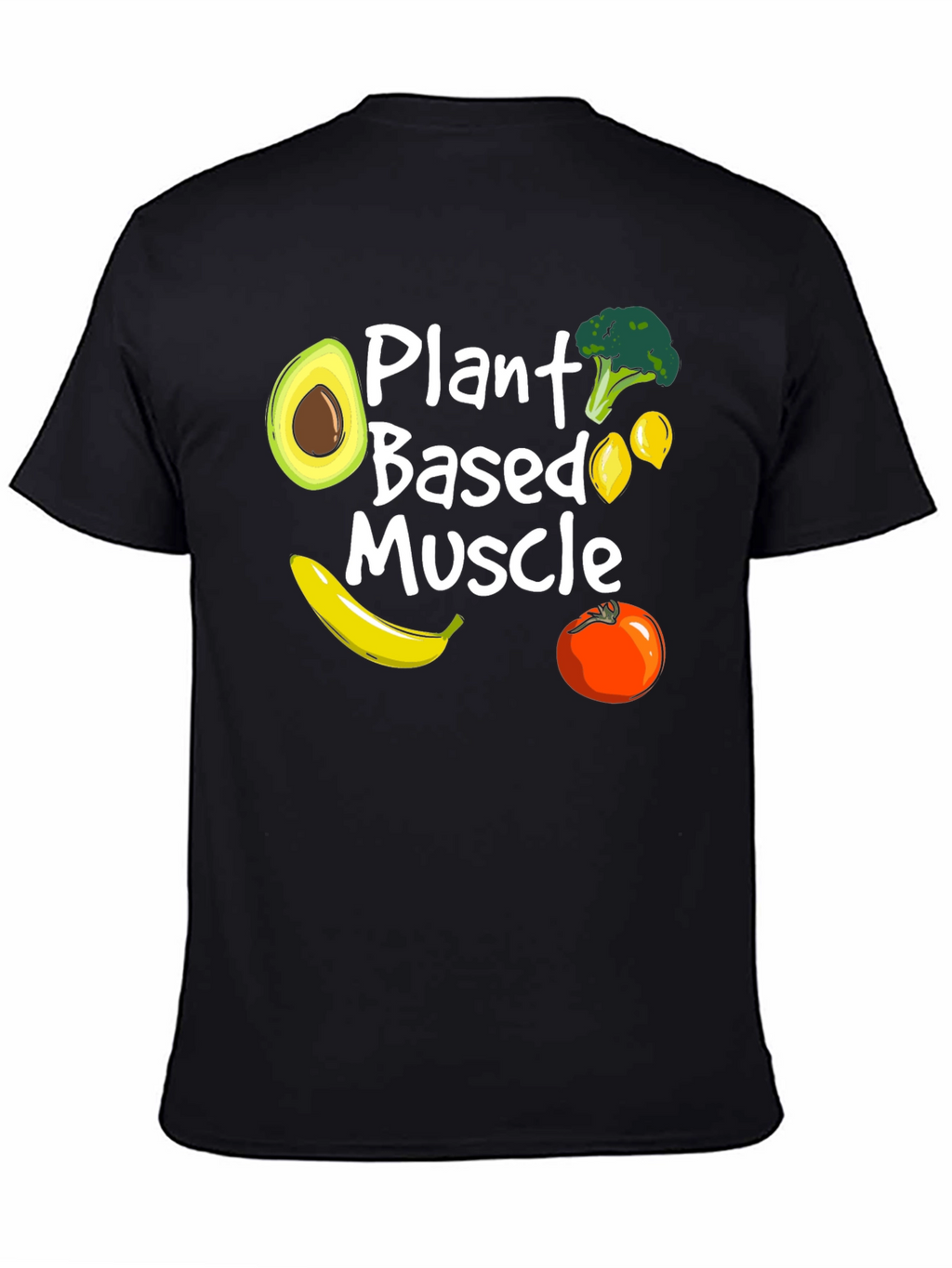Plant Based Muscle T-Shirt Vegan Gym Tee