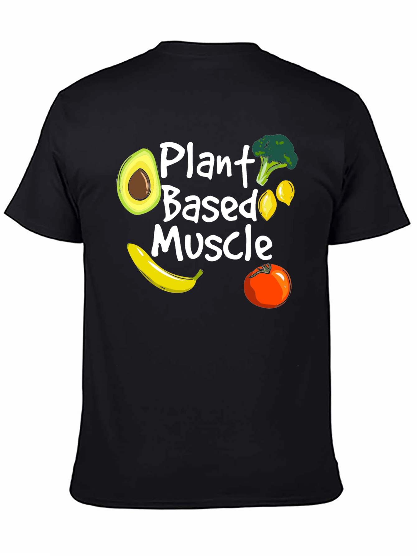Plant Based Muscle T-Shirt Vegan Gym Tee