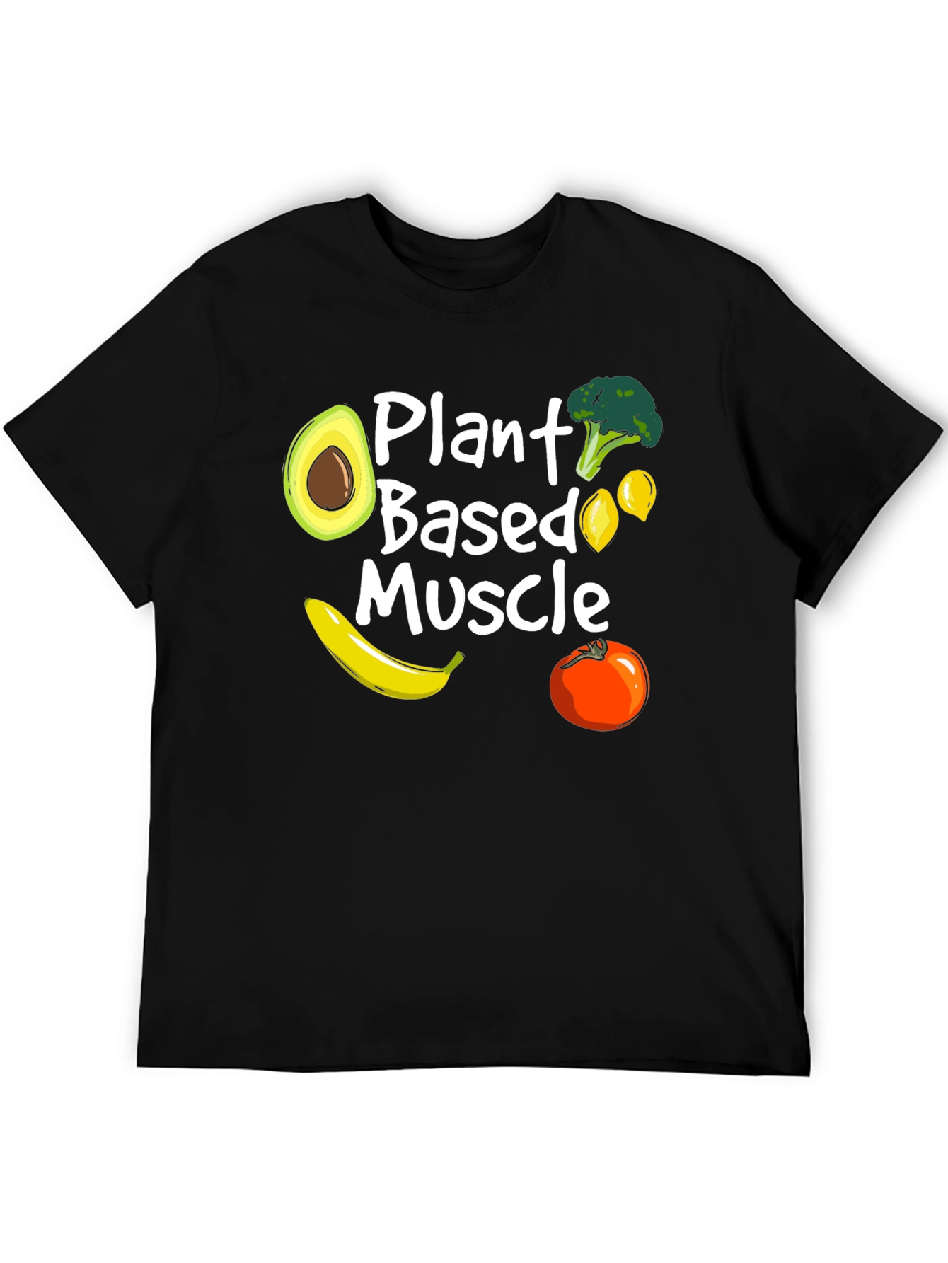 Plant Based Muscle T-Shirt Vegan Gym Tee