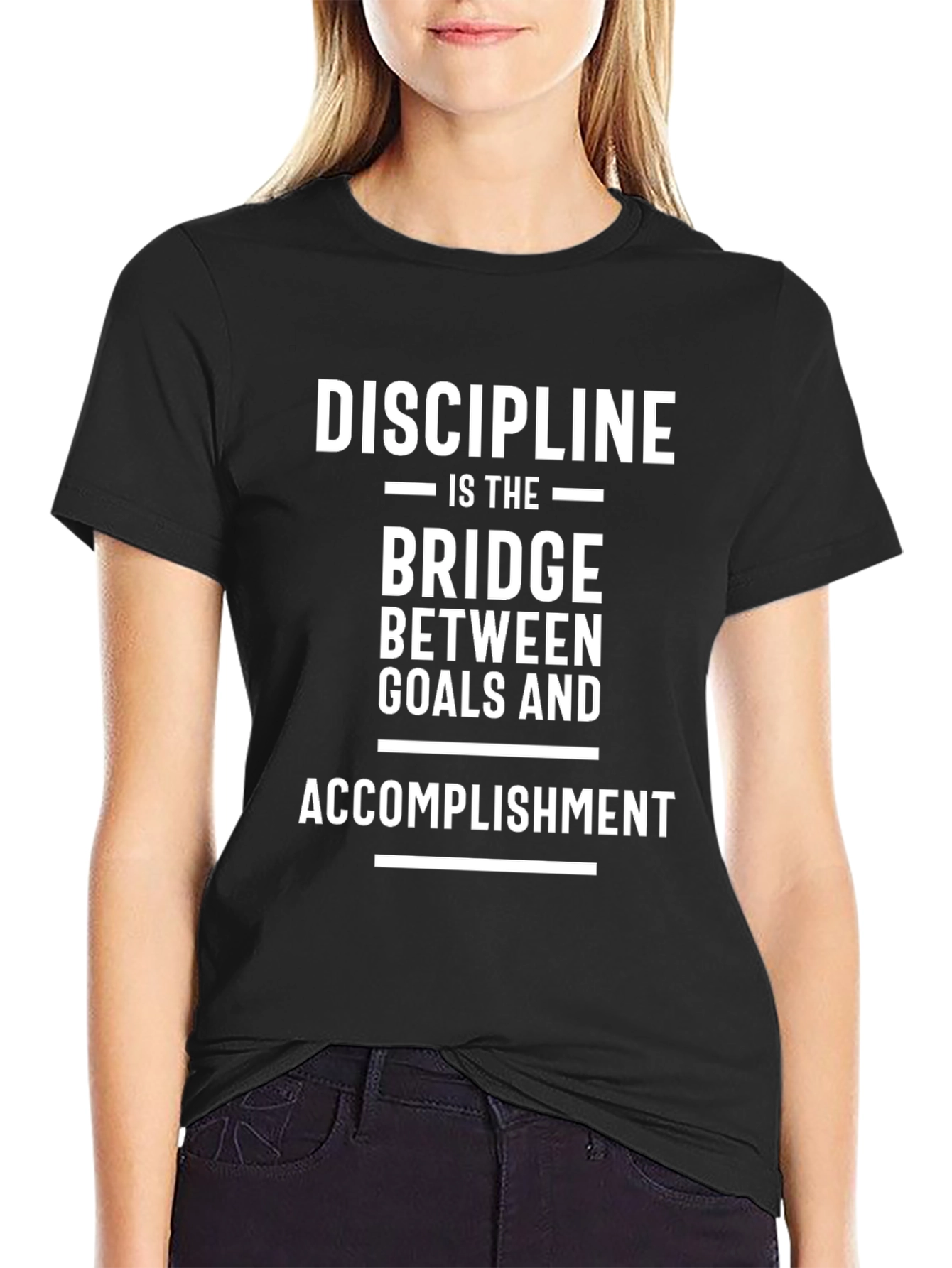 Discipline Bridge Goals Accomplishment T-Shirt