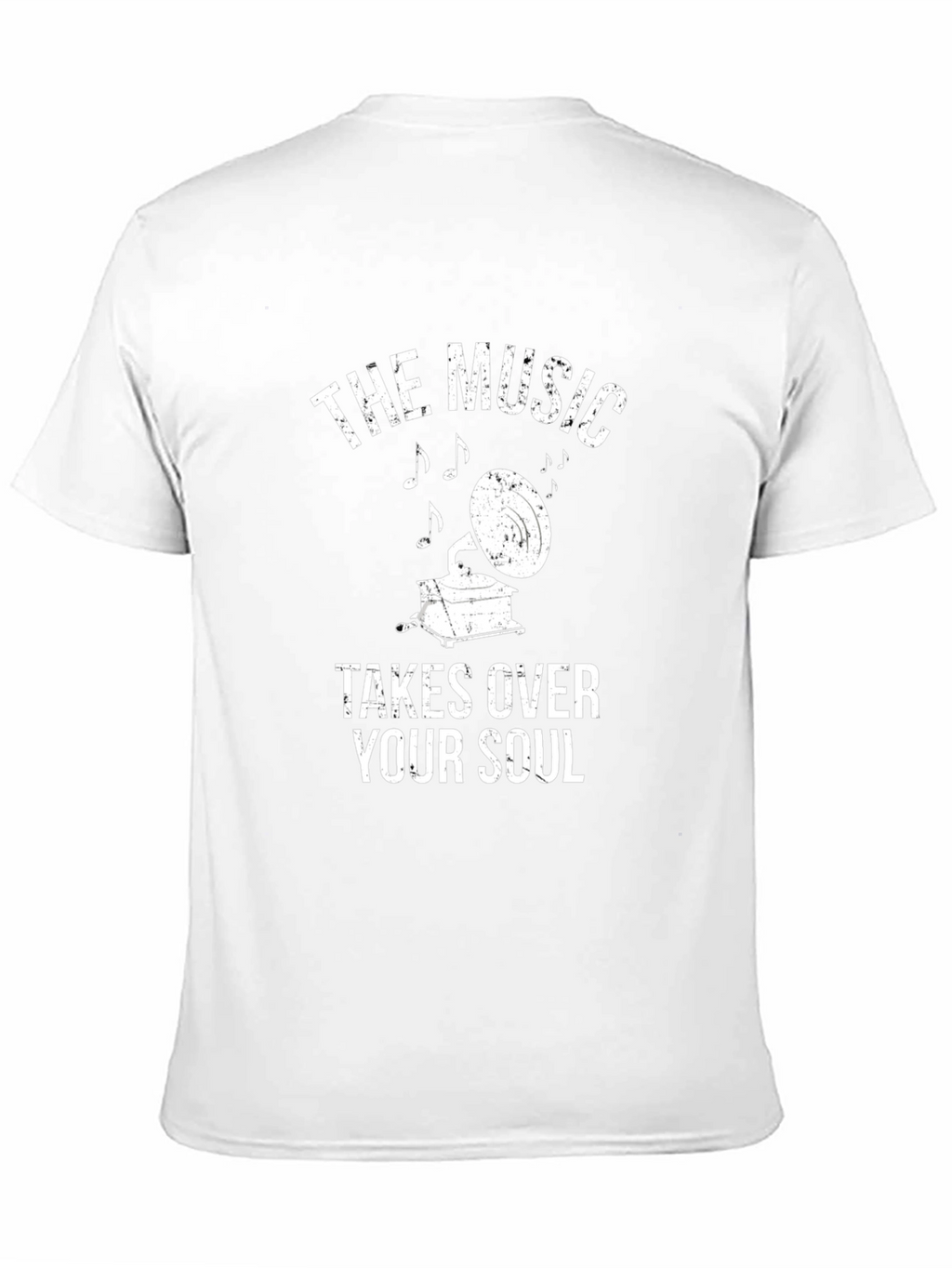 The Music Takes Over Your Soul Black Tee