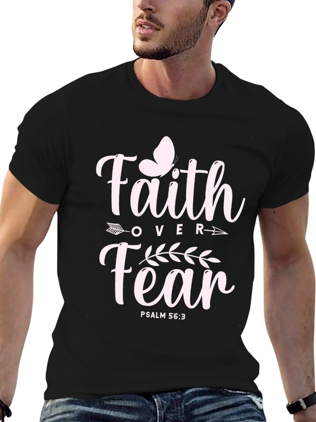 Faith Over Fear Christian T-Shirt
