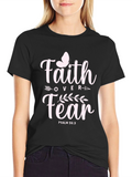 Faith Over Fear Christian T-Shirt