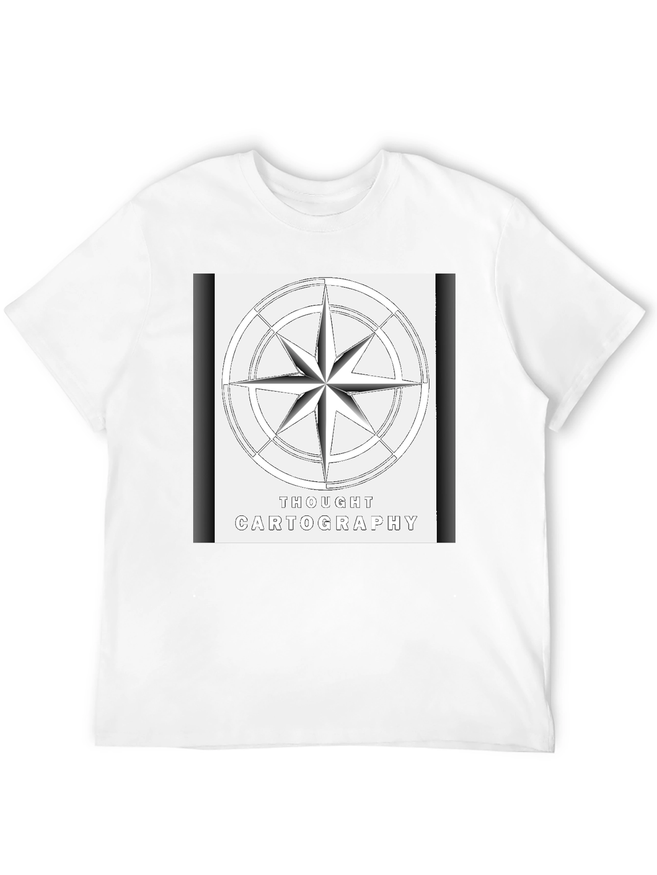 Thought Cartography Graphic T-Shirt - Black