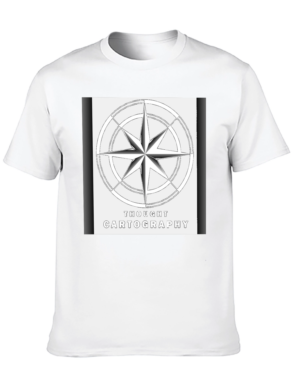 Thought Cartography Graphic T-Shirt - Black