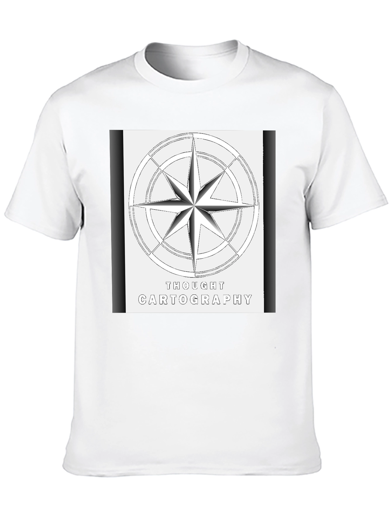 Thought Cartography Graphic T-Shirt - Black