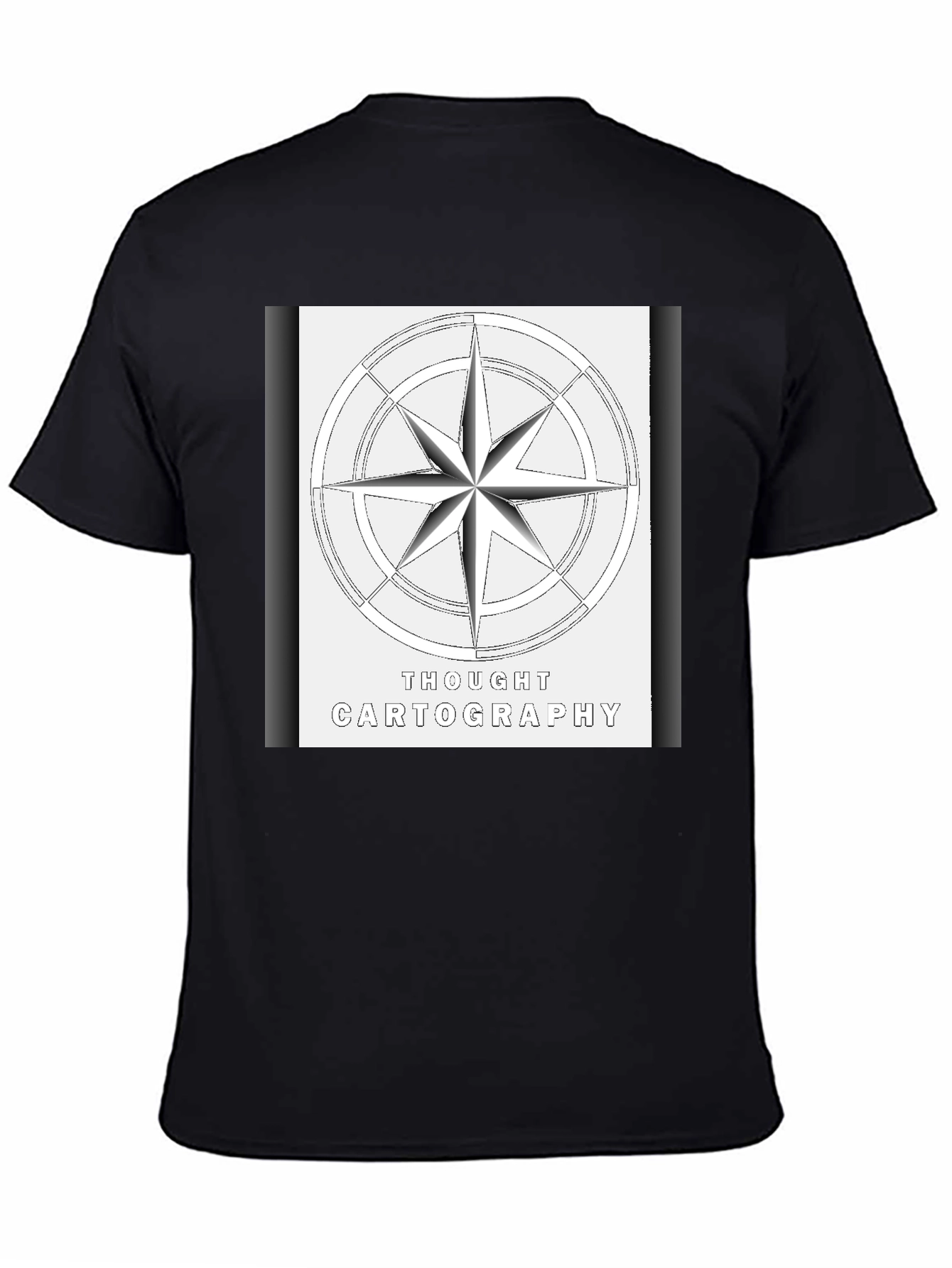 Thought Cartography Graphic T-Shirt - Black