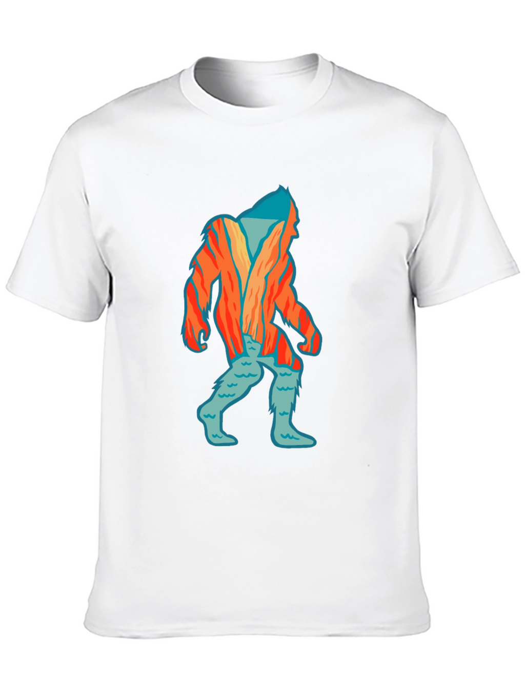 Bigfoot Graphic T-Shirt - Quirky Sasquatch Design