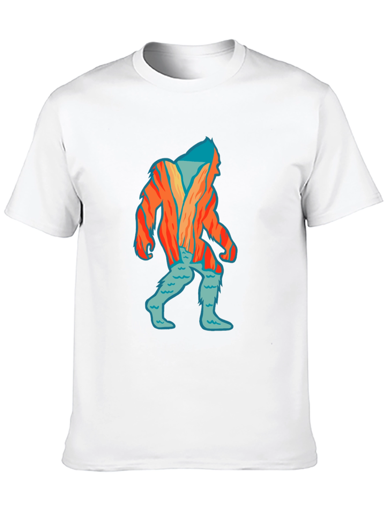 Bigfoot Graphic T-Shirt - Quirky Sasquatch Design