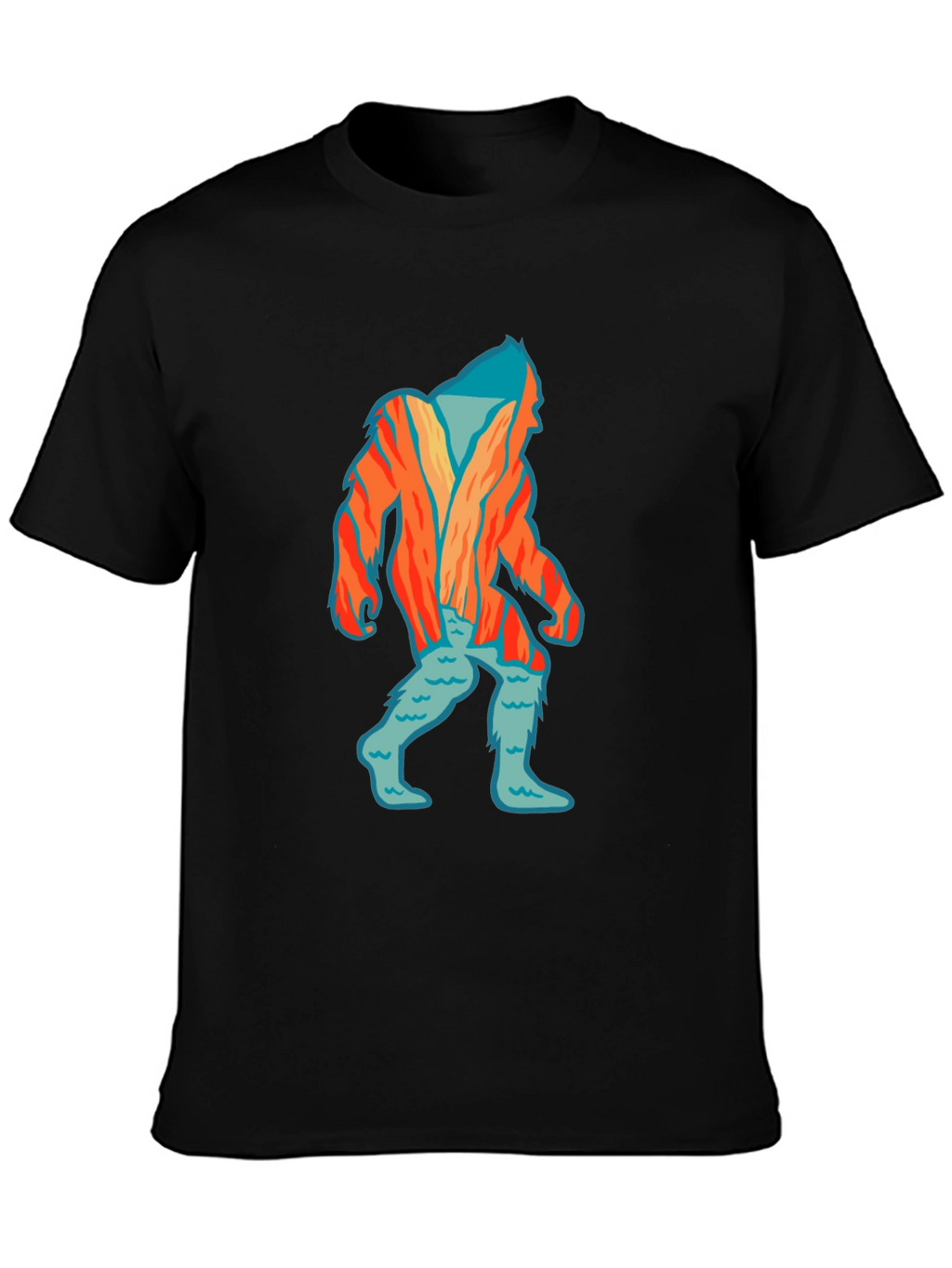Bigfoot Graphic T-Shirt - Quirky Sasquatch Design