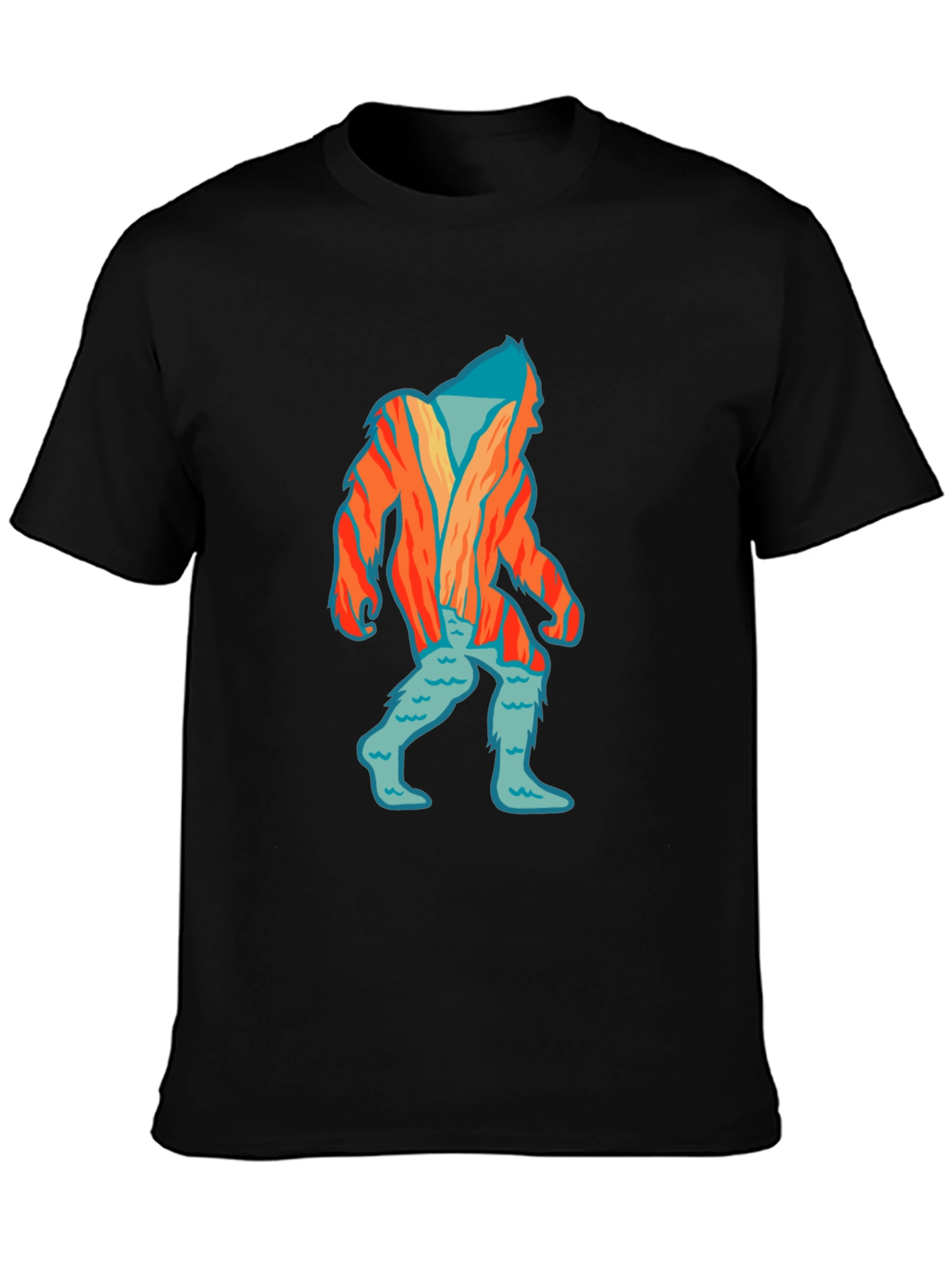 Bigfoot Graphic T-Shirt - Quirky Sasquatch Design