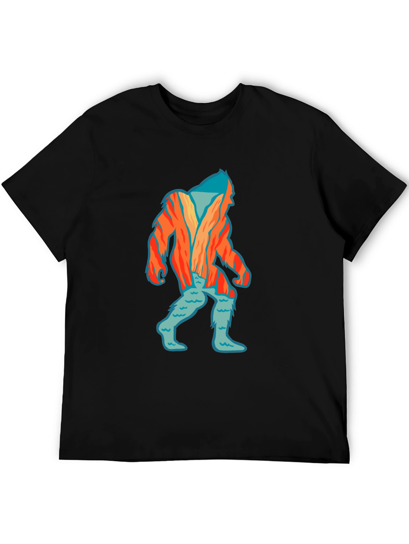 Bigfoot Graphic T-Shirt - Quirky Sasquatch Design