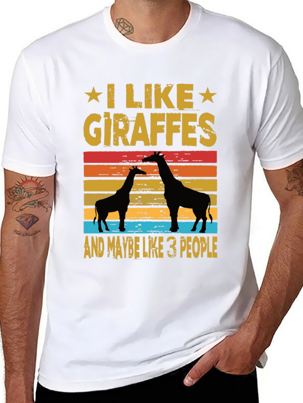 I Like Giraffes T-Shirt Animal Lover Tee