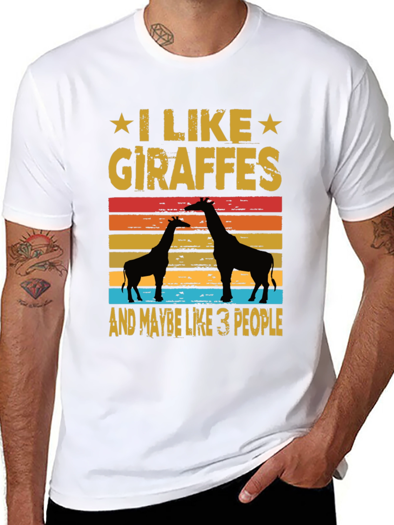 I Like Giraffes T-Shirt Animal Lover Tee