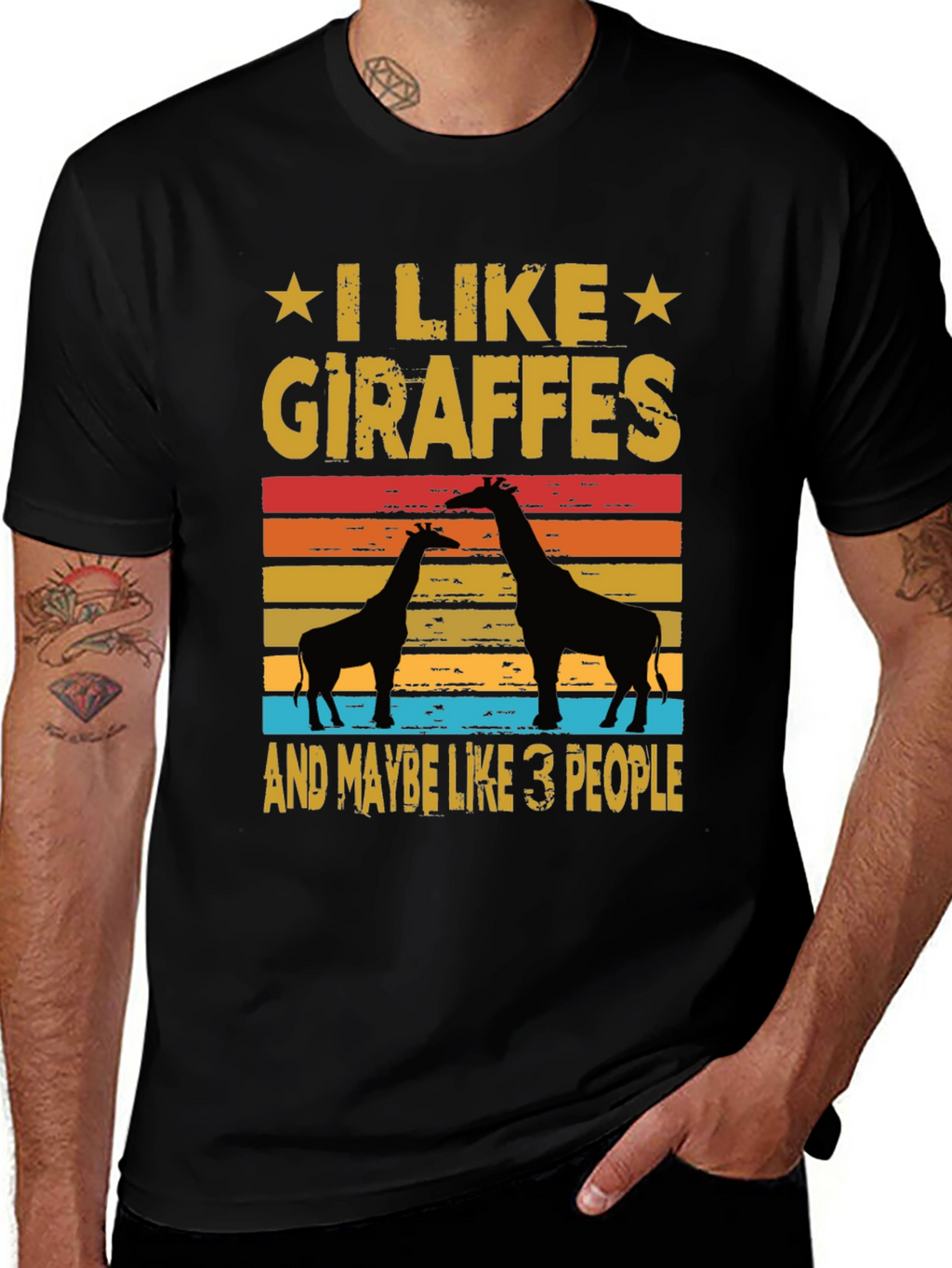 I Like Giraffes T-Shirt Animal Lover Tee
