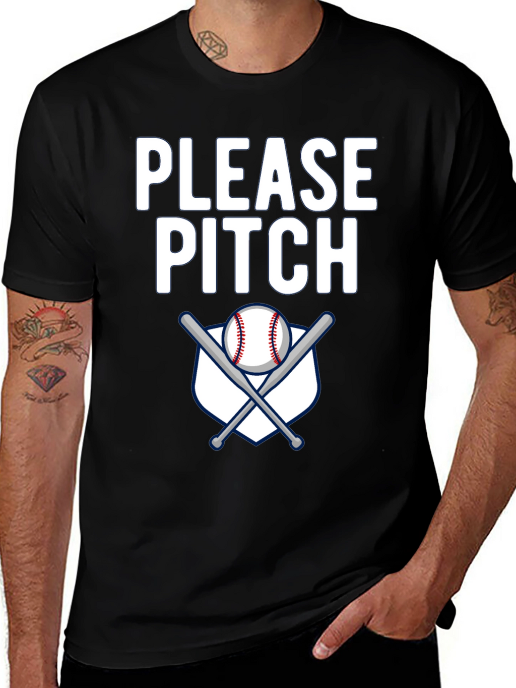 Please Pitch Baseball T-Shirt